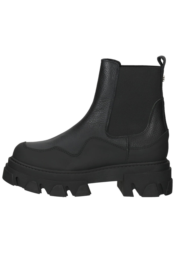 Steve Madden Stiefelette Leder/Textil Schwarz - surf4shoes