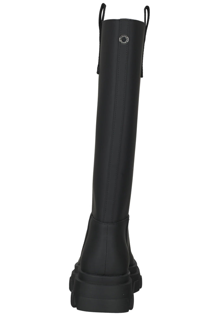 Steve Madden Stiefel Lederimitat Schwarz - surf4shoes
