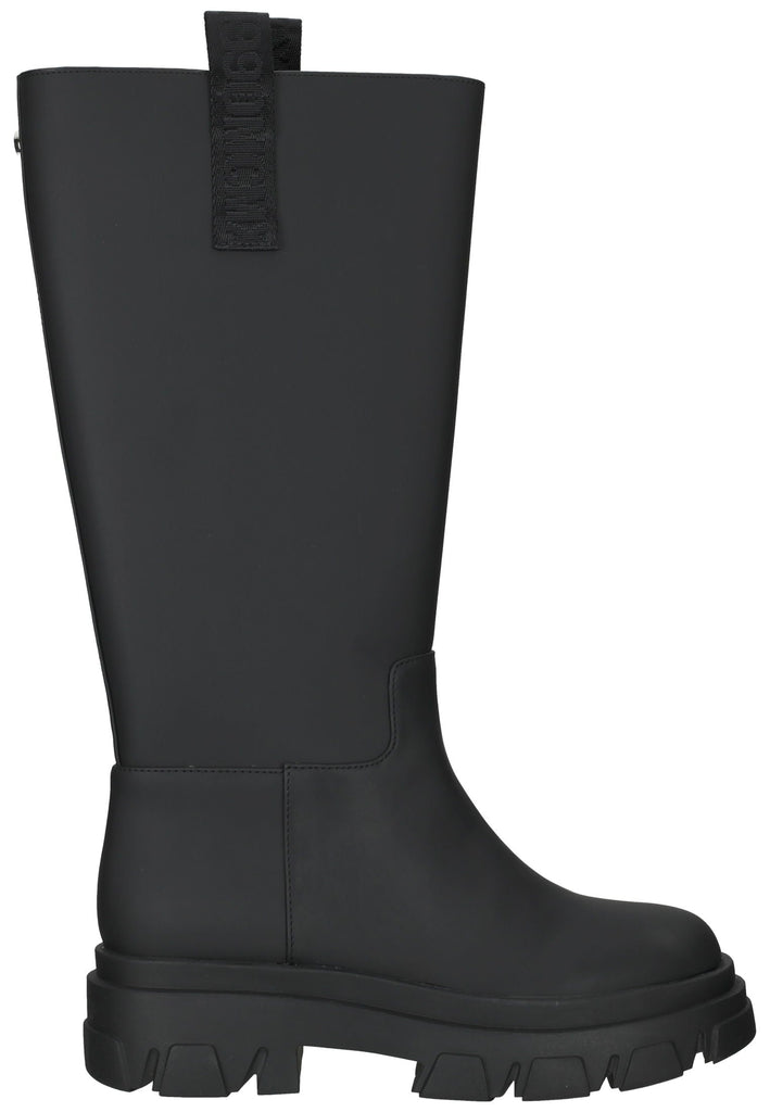 Steve Madden Stiefel Lederimitat Schwarz - surf4shoes