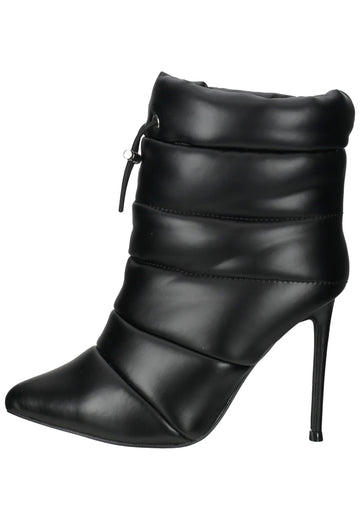 Steve Madden Stiefelette Lederimitat Schwarz - surf4shoes