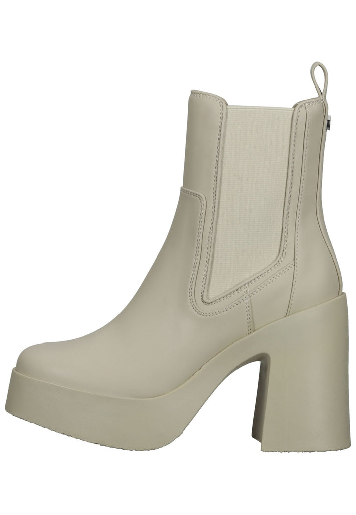 Steve Madden Stiefelette Lederimitat Weiß - surf4shoes