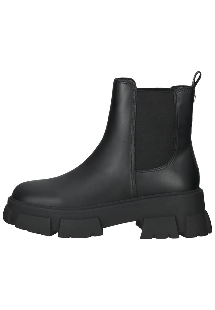 Steve Madden Stiefelette Leder/Textil Schwarz - surf4shoes