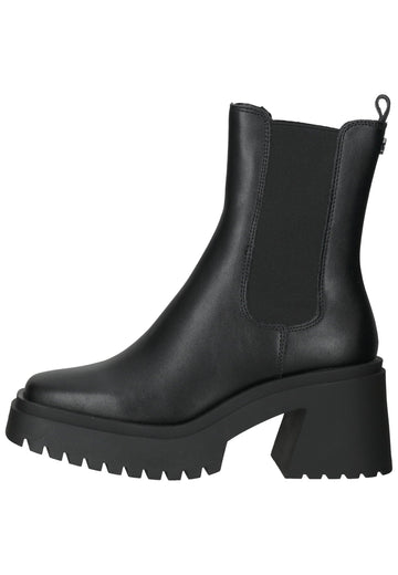 Steve Madden Stiefelette Leder/Textil Schwarz - surf4shoes