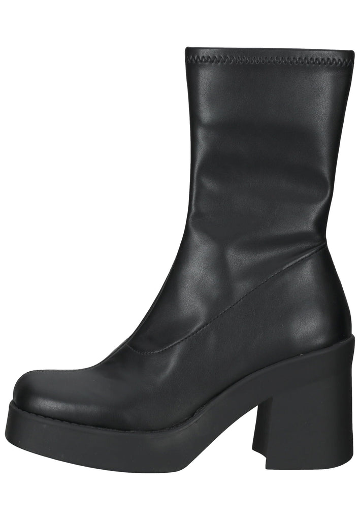 Steve Madden Stiefelette Lederimitat Schwarz - surf4shoes