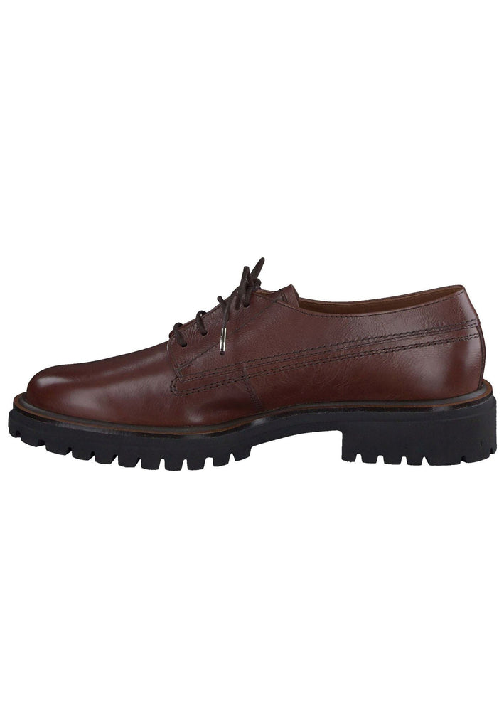 Paul Green Halbschuhe Glattleder Mittelbraun - surf4shoes