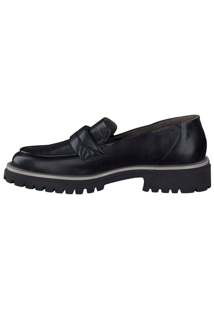 Paul Green Slipper Glattleder Schwarz - surf4shoes