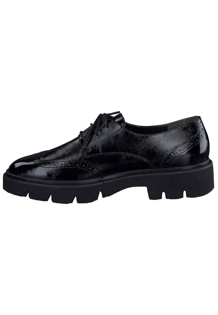 Paul Green Halbschuhe Leder Schwarz Lack - surf4shoes