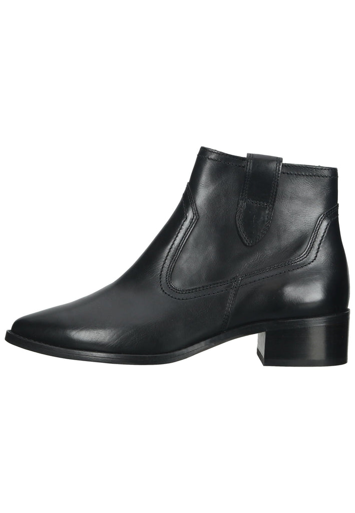 Paul Green Stiefelette Glattleder Schwarz - surf4shoes