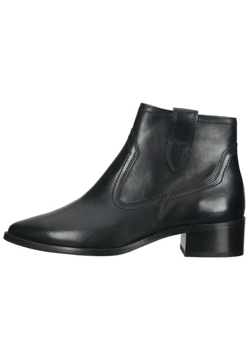 Paul Green Stiefelette Glattleder Schwarz - surf4shoes