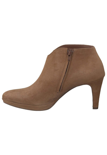 Paul Green Stiefelette Leder Mittelbraun - surf4shoes