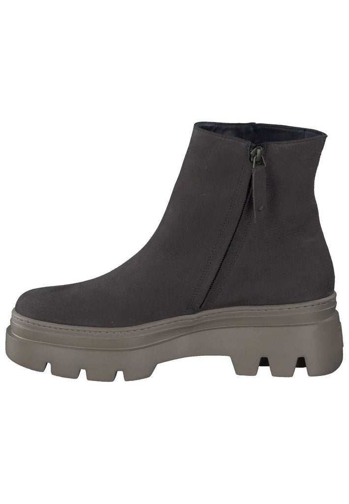 Paul Green Stiefelette Nubukleder/Textil Grau - surf4shoes