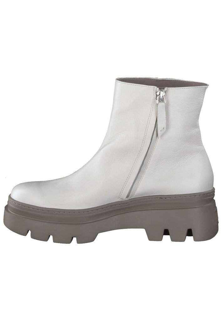Paul Green Stiefelette Glattleder Weiß - surf4shoes
