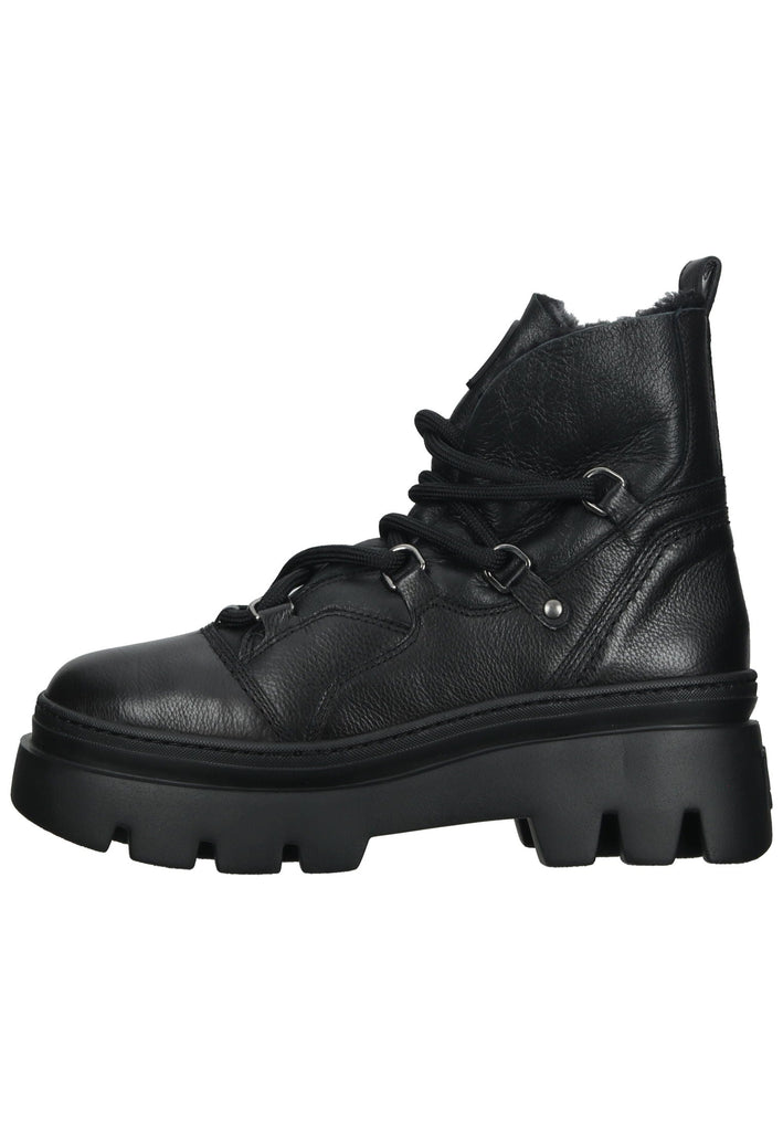 Paul Green Stiefelette Leder/Textil Schwarz Warmfutter - surf4shoes
