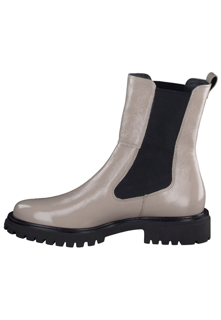 Paul Green Stiefelette Leder Beige Lack - surf4shoes