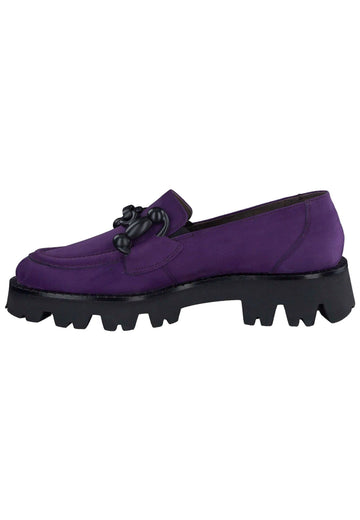 Paul Green Slipper Nubukleder Violett - surf4shoes