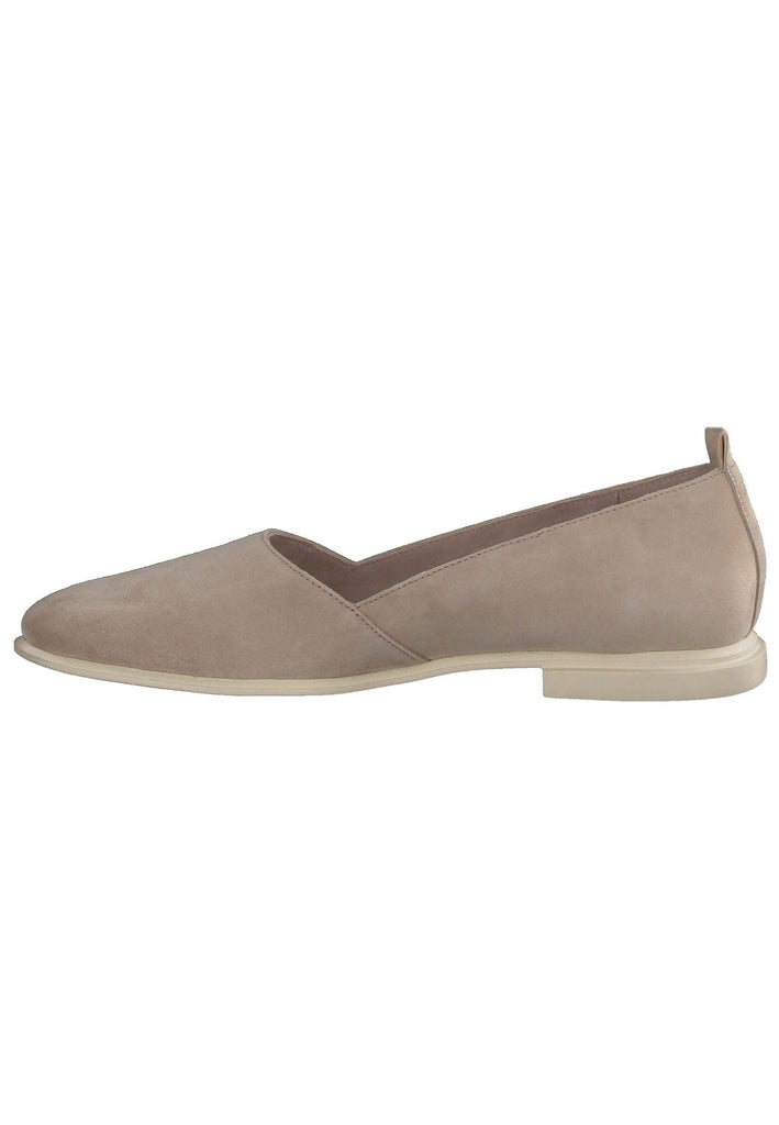 Paul Green Ballerinas Veloursleder Champagne - surf4shoes
