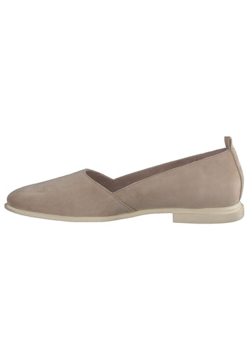 Paul Green Ballerinas Veloursleder Champagne - surf4shoes