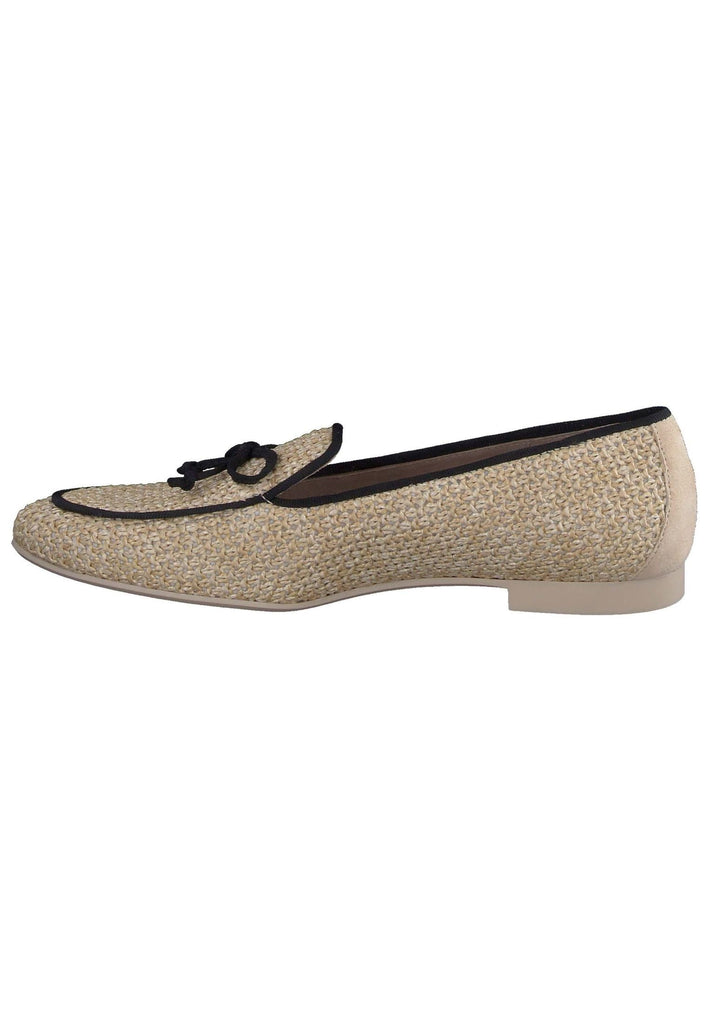 Paul Green Slipper Textil Braun/Schwarz - surf4shoes