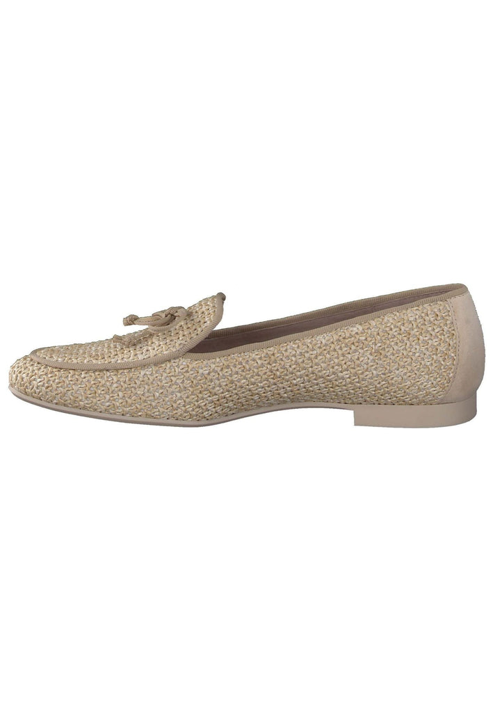 Paul Green Slipper Textil Beige/Braun - surf4shoes