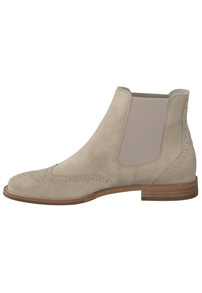 Paul Green Stiefelette Veloursleder Hellbraun - surf4shoes