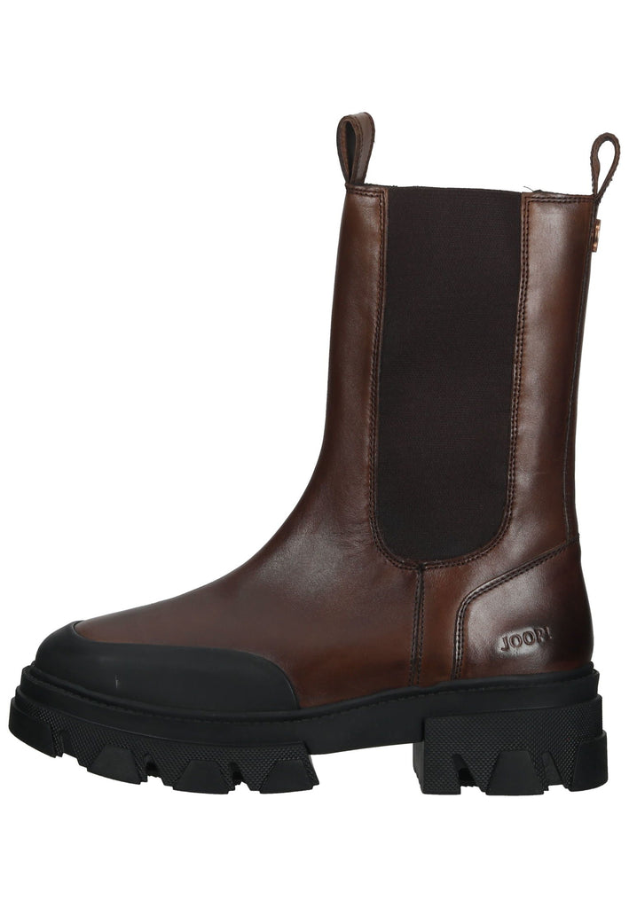 JOOP! Stiefelette Leder/Textil Dunkelbraun - surf4shoes