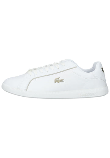 Lacoste Sneaker Leder Weiß - surf4shoes