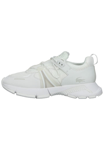 Lacoste Sneaker Lederimitat/Textil Weiß Kombi - surf4shoes