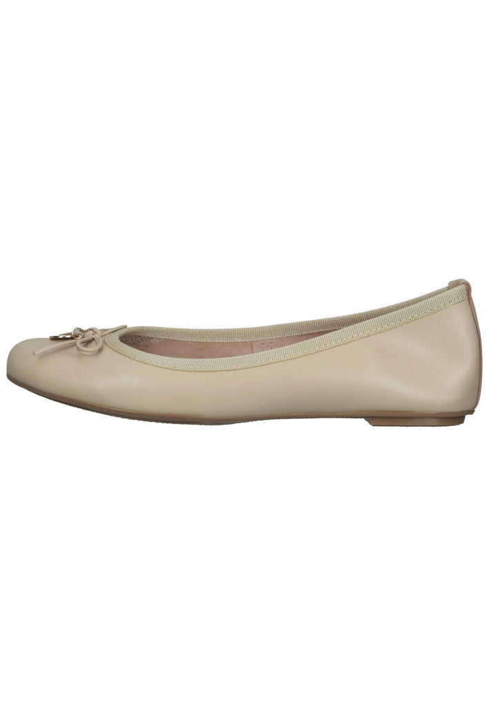Scapa Ballerinas Leder Hellbeige - surf4shoes