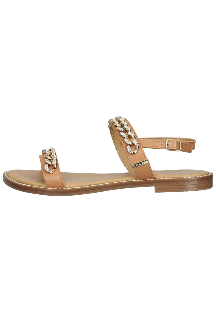 Scapa Sandalen Leder Cognac - surf4shoes