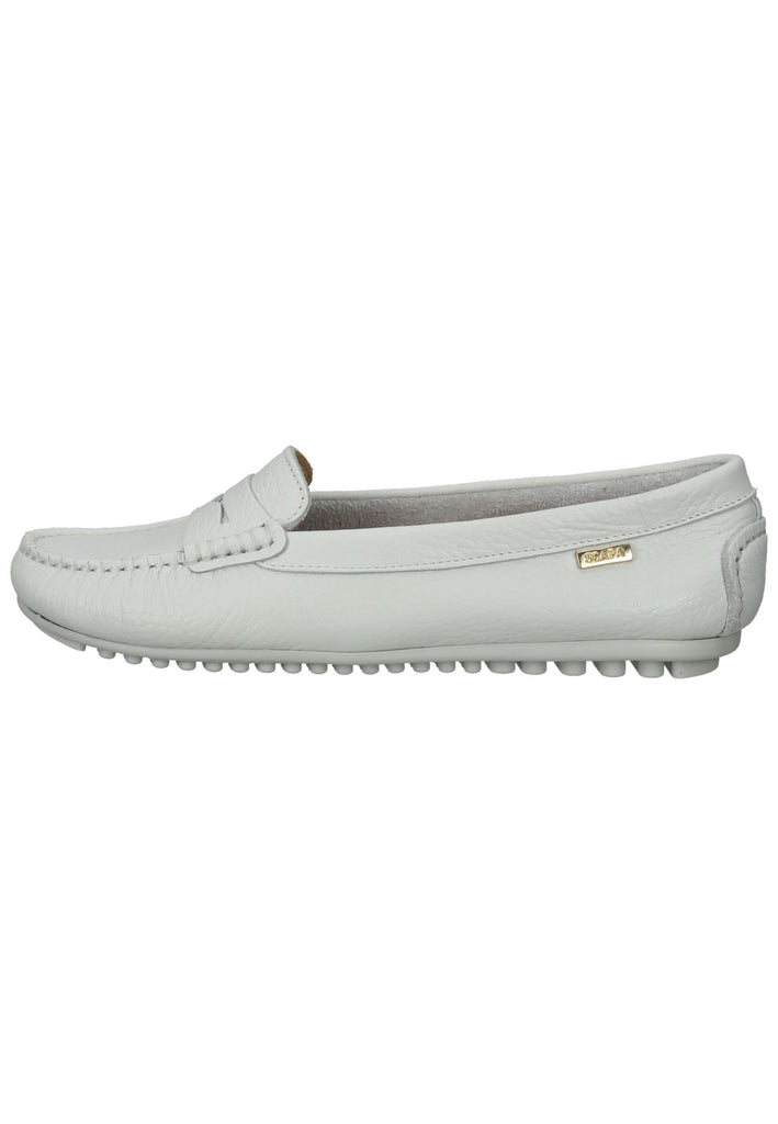 Scapa Mokassin Leder Weiß - surf4shoes