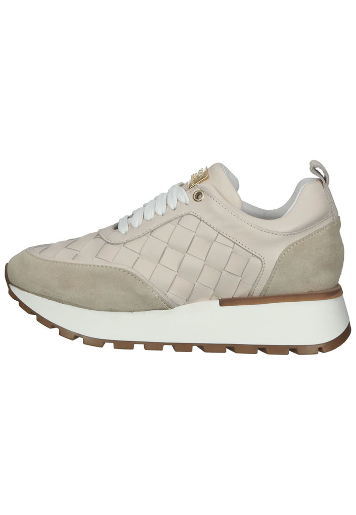 Scapa Sneaker Leder Dunkelbeige - surf4shoes