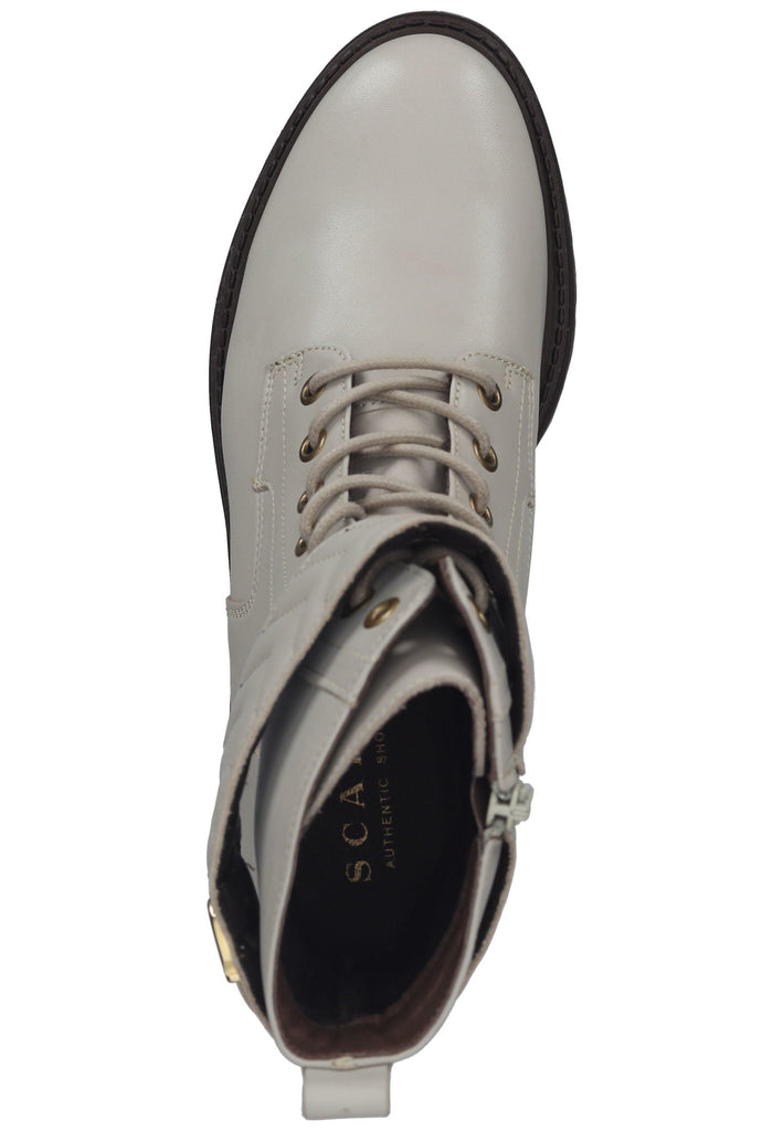 Scapa Stiefelette Leder Beige - surf4shoes