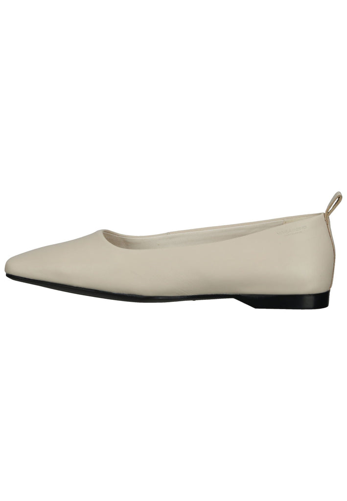 Vagabond Ballerinas Leder Creme - surf4shoes