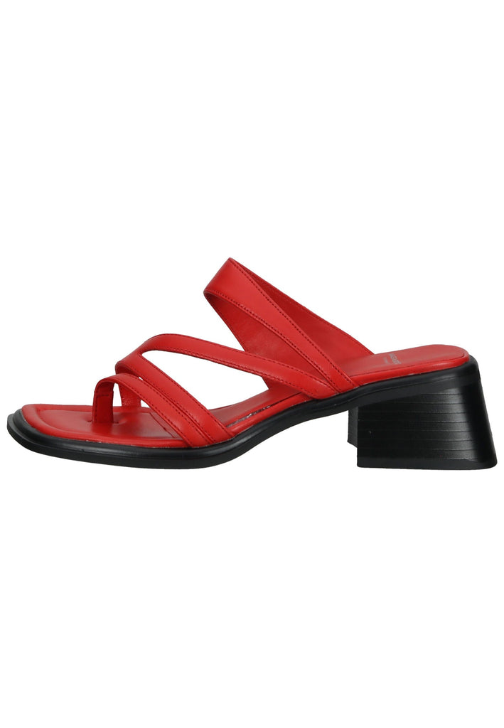 Vagabond Pantoletten Leder Rot - surf4shoes