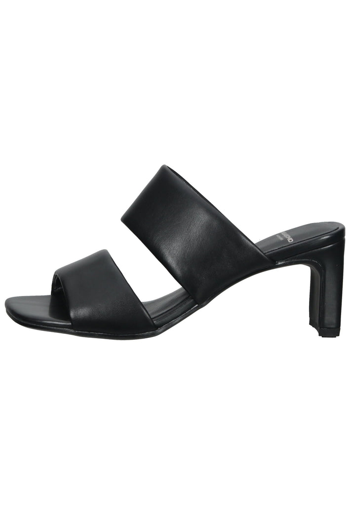 Vagabond Pantoletten Leder Schwarz - surf4shoes