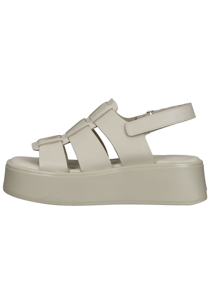 Vagabond Sandalen Leder Creme - surf4shoes