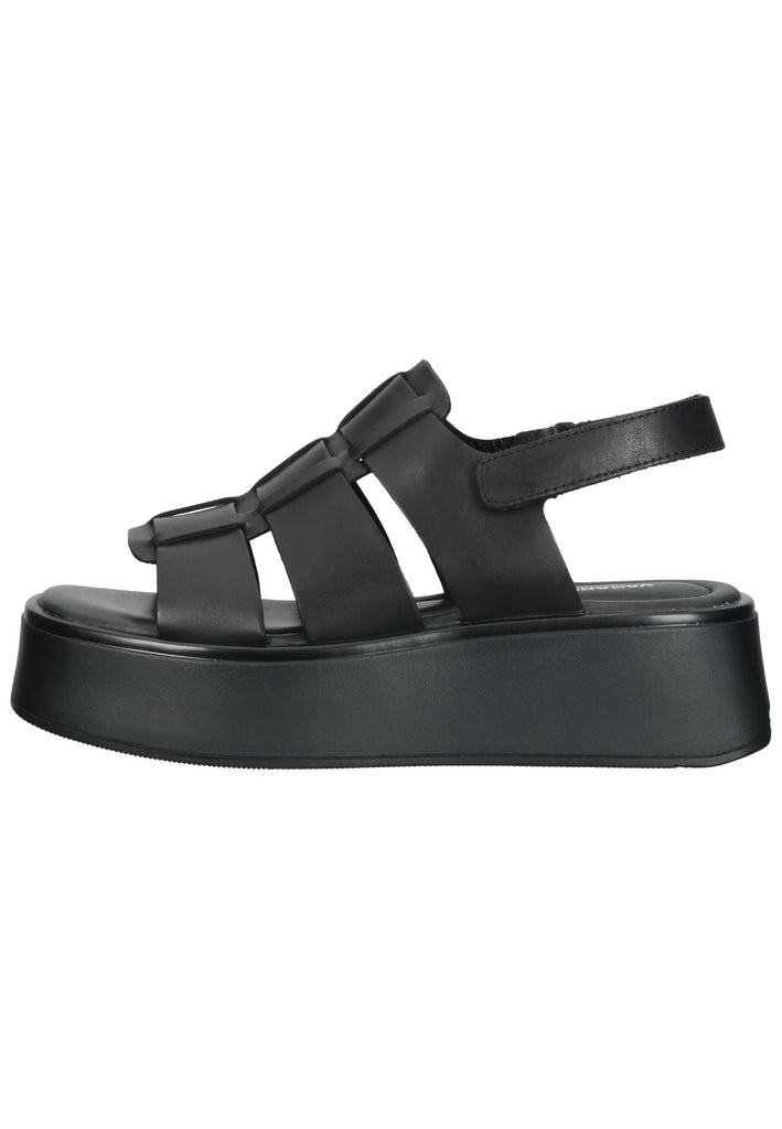 Vagabond Sandalen Leder Schwarz - surf4shoes