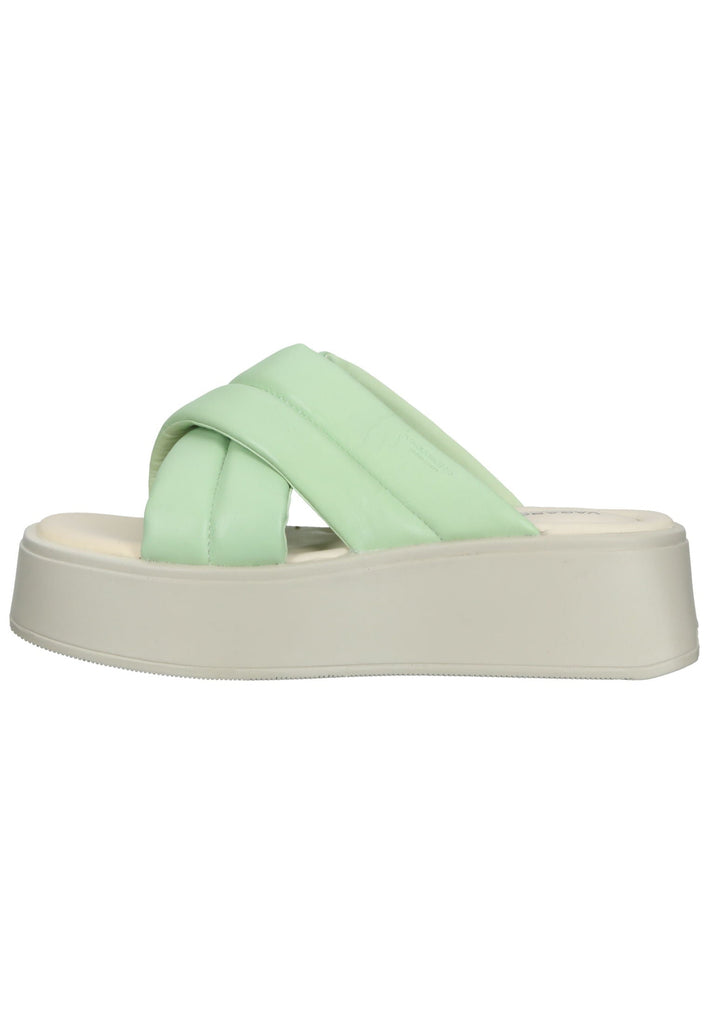 Vagabond Pantoletten Leder Mint - surf4shoes