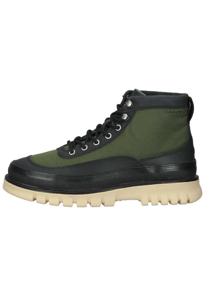GANT Stiefelette Lederimitat/Nylon Schwarz/Oliv - surf4shoes