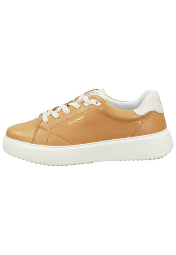 GANT Sneaker Glattleder Hellbraun - surf4shoes