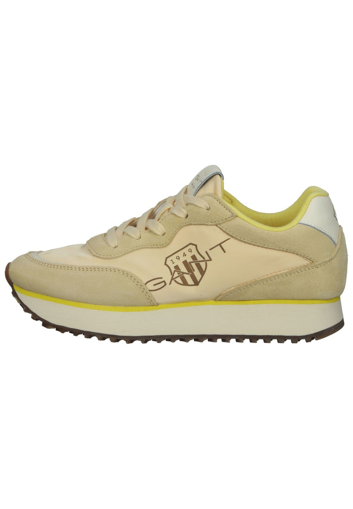 GANT Sneaker Veloursleder/Textil Gelb - surf4shoes