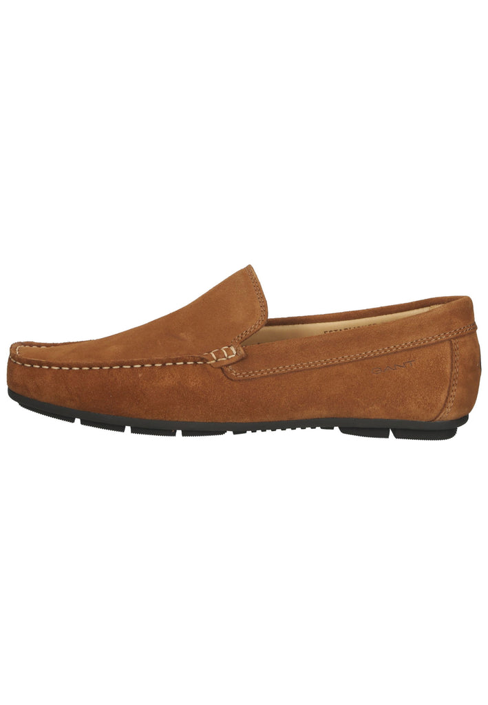 GANT Slipper Veloursleder Cognac - surf4shoes