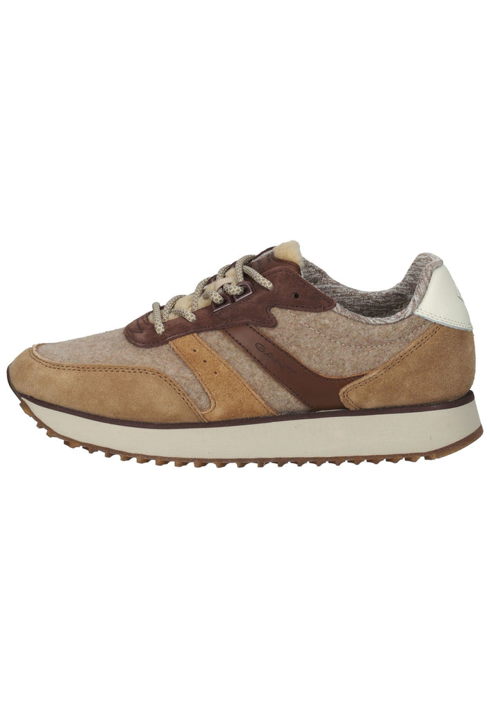 GANT Sneaker Veloursleder/Textil Braun - surf4shoes