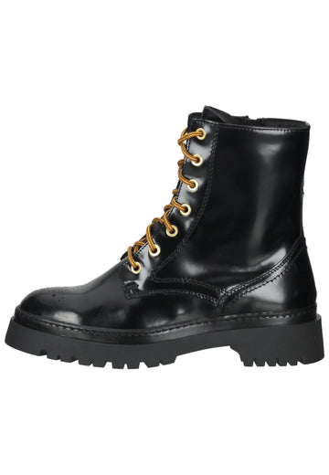 GANT Stiefelette Leder Schwarz Lack - surf4shoes