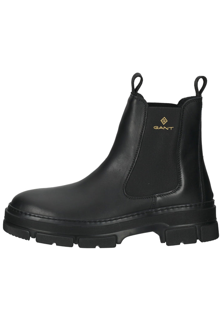 GANT Stiefelette Leder/Textil Schwarz - surf4shoes