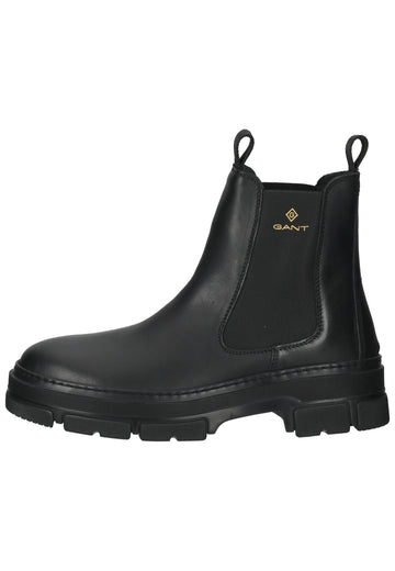 GANT Stiefelette Leder/Textil Schwarz - surf4shoes
