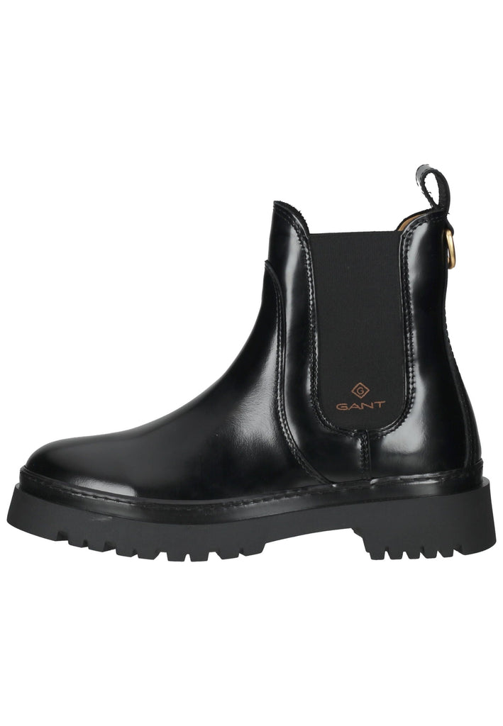 GANT Stiefelette Leder Schwarz Lack - surf4shoes