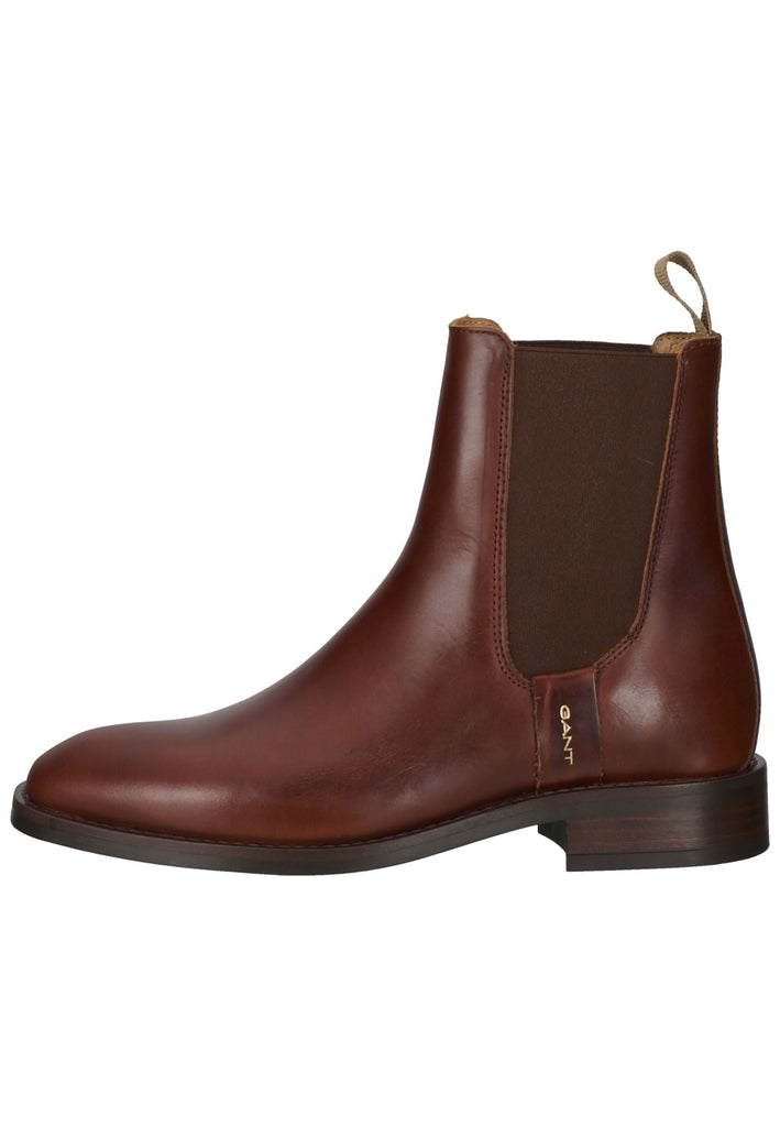 GANT Stiefelette Leder/Textil Cognac - surf4shoes
