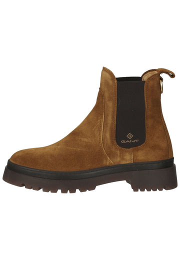 GANT Stiefelette Veloursleder/Textil Tobacco - surf4shoes
