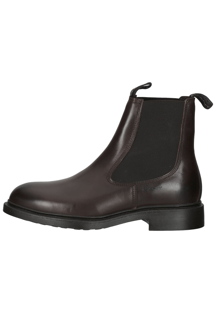 GANT Stiefelette Leder/Textil Dunkelbraun - surf4shoes